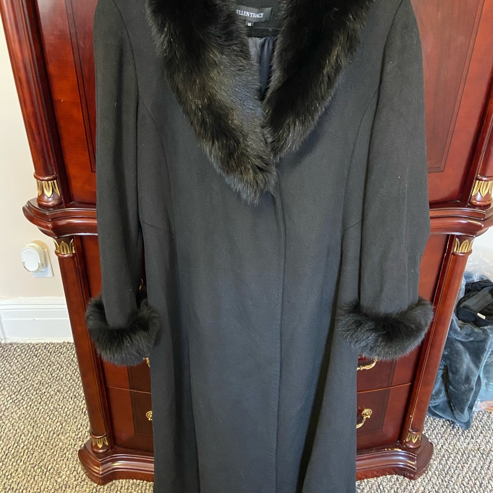 Beautiful coat with real fur